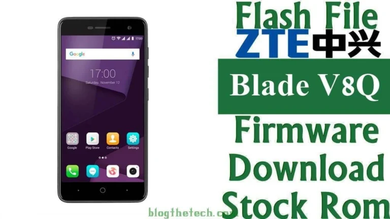 [Flash File] ZTE Blade V8Q Firmware Download [Stock ROM]
