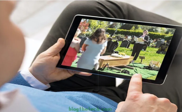 How is a live broadcast different from a funeral video?