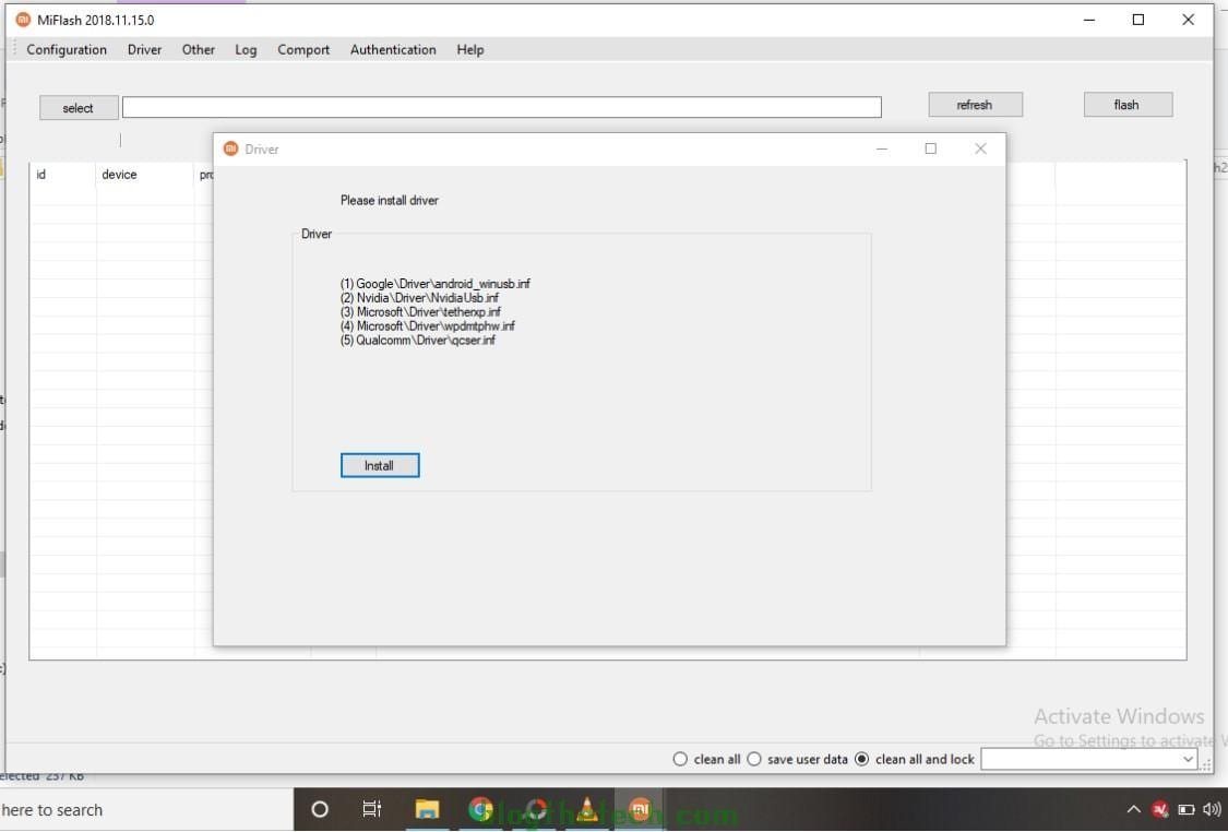 XiaoMiFlash Tool