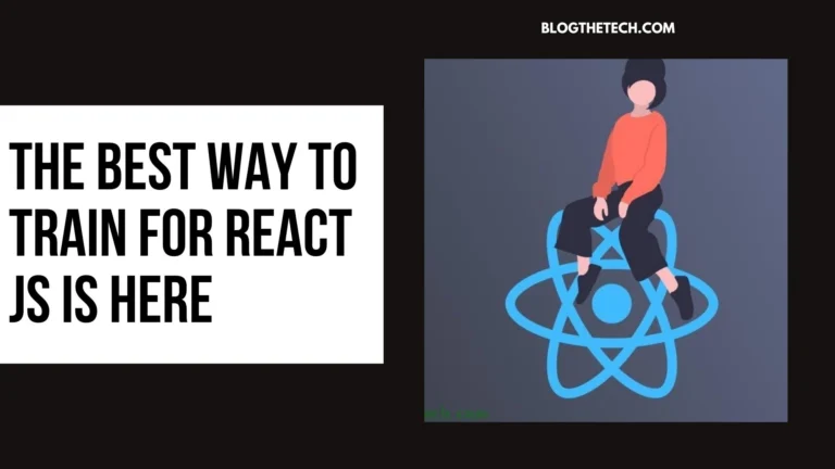 The Best way to train for React JS is here