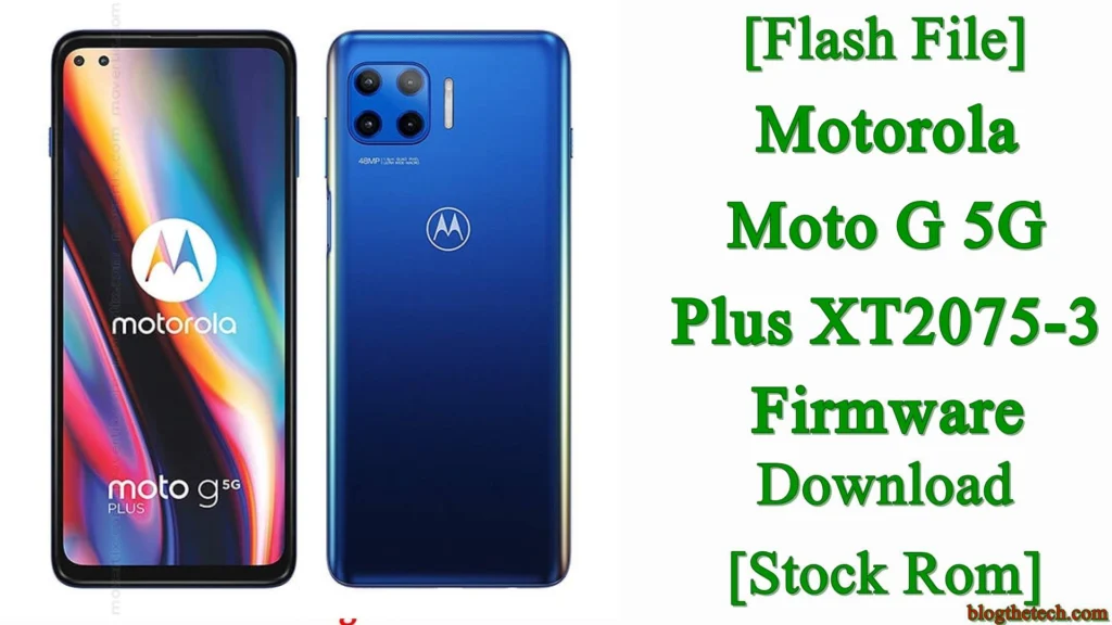 [Flash File] Motorola Moto G 5G Plus XT2075-3 Firmware Download [Stock ROM]