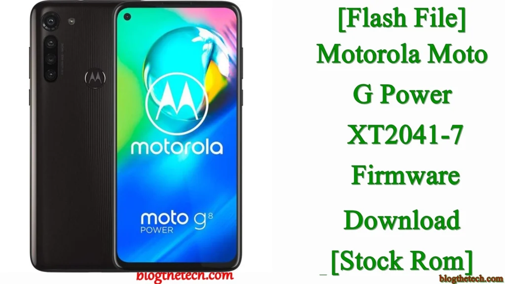 [Flash File] Motorola Moto G Power XT2041-7 Firmware Download [Stock ROM]