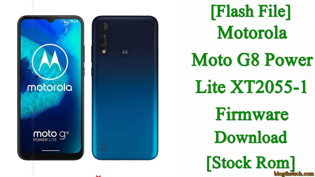 [Flash File] Motorola Moto G8 Power Lite XT2055-1 Firmware Download [Stock ROM]