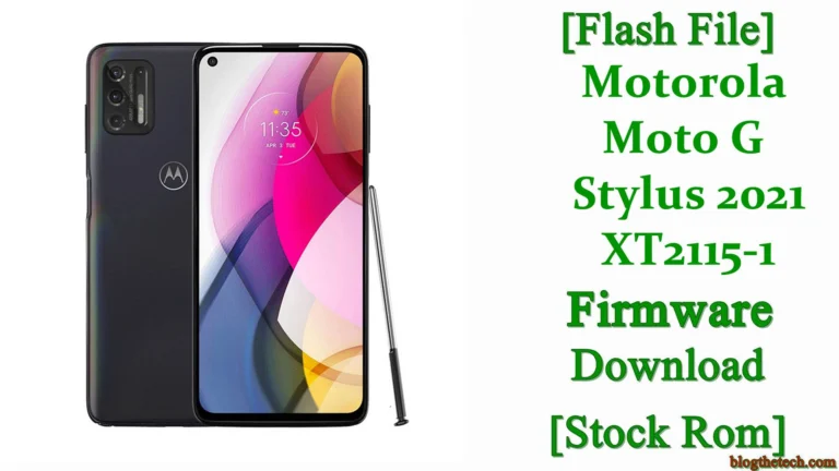 [Flash File] Motorola Moto G Stylus 2021 XT2115-1 Firmware Download [Stock ROM]