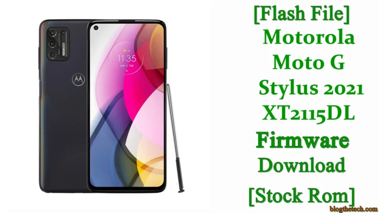 [Flash File] Motorola Moto G Stylus 2021 XT2115DL Firmware Download [Stock ROM]