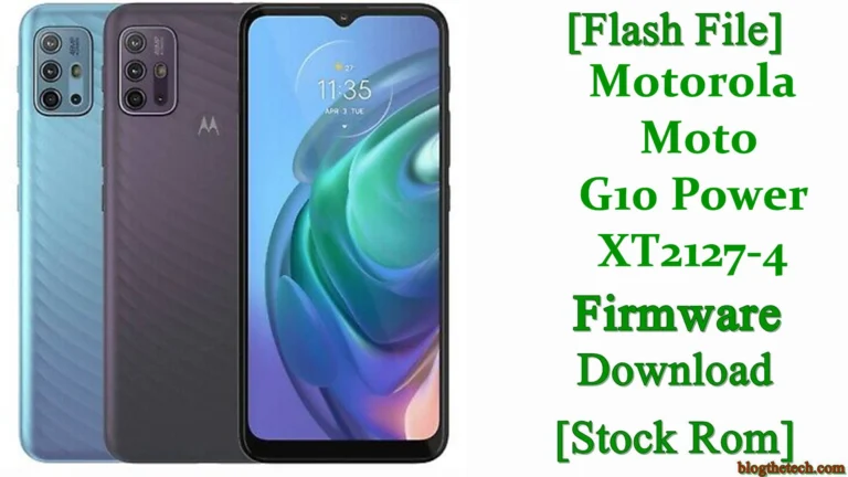 [Flash File] Motorola Moto G10 Power XT2127-4 Firmware Download [Stock ROM]