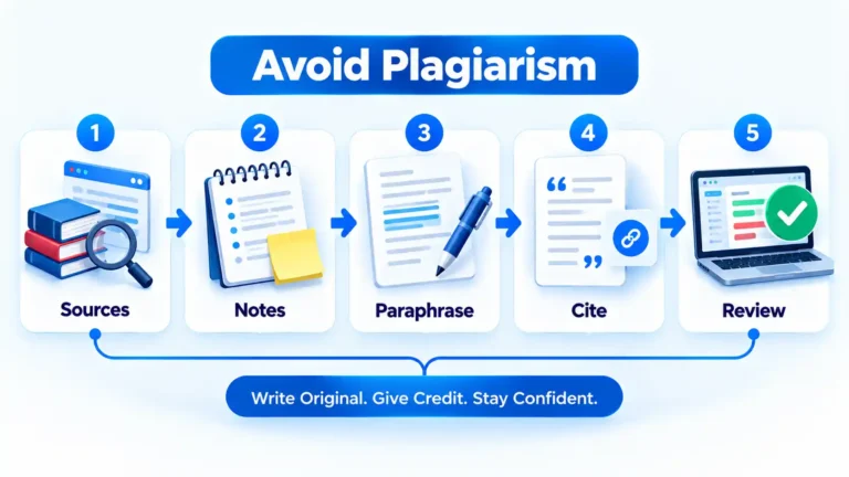 How to Avoid Plagiarism: 7 Practical Steps for Original Writing