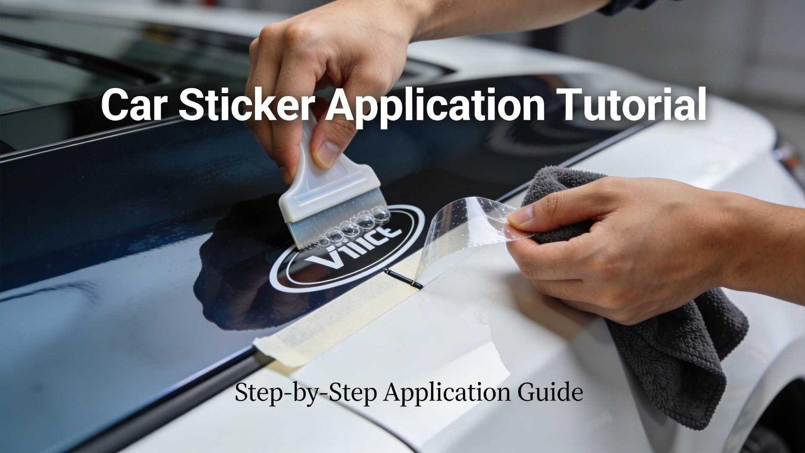 How to Apply Car Stickers and Decals Like a Pro (No Bubbles, No Peeling)