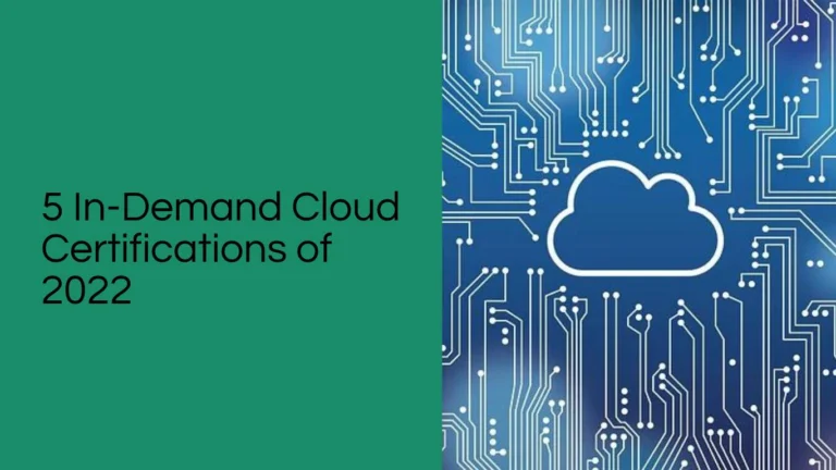 5 In-Demand Cloud Certifications of 2024