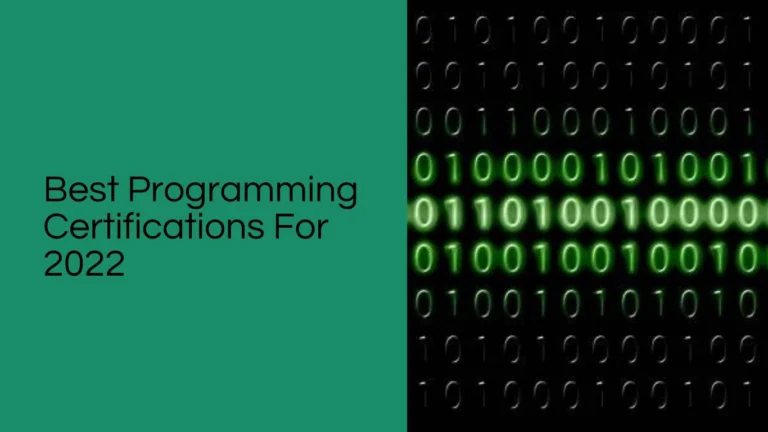 Best Programming Certifications For 2023