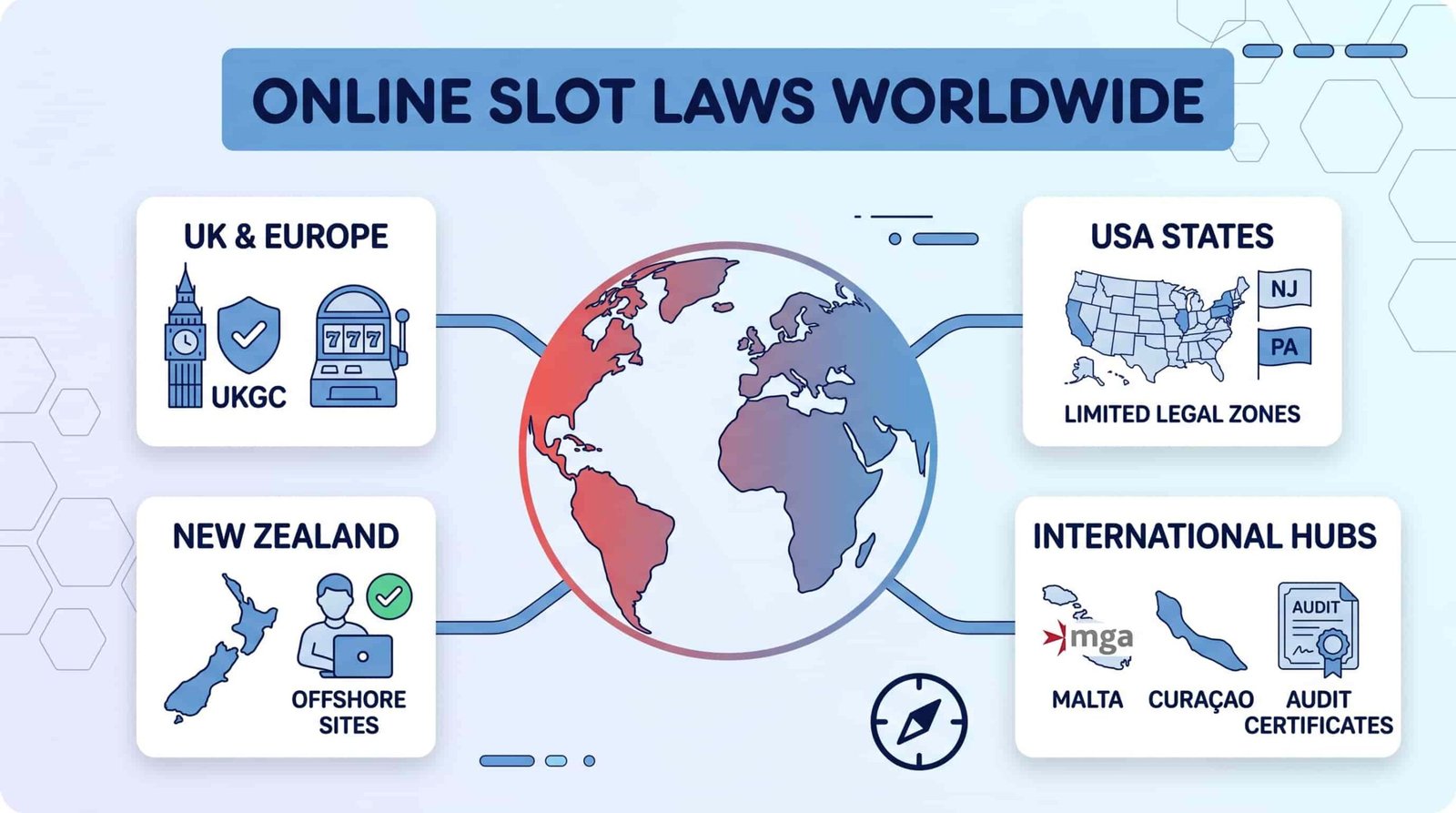 In Which Countries Are Online Slot Games Legal?