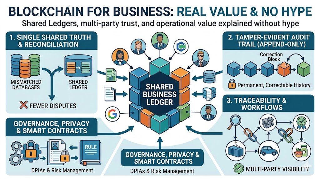 Blockchain for Business in 2026: Real Benefits, Real Trade-offs, and a Decision Framework