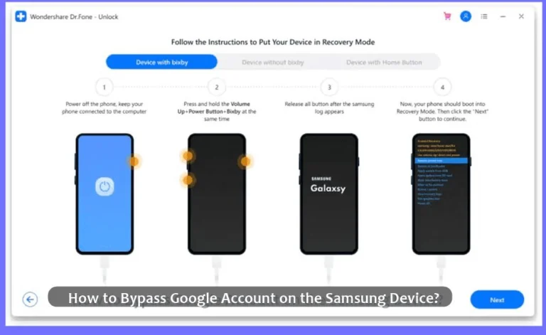 How to Bypass Google Account on the Samsung Device?
