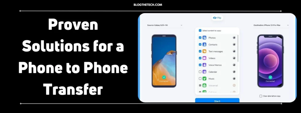 Proven Solutions for a Phone to Phone Transfer [2024]