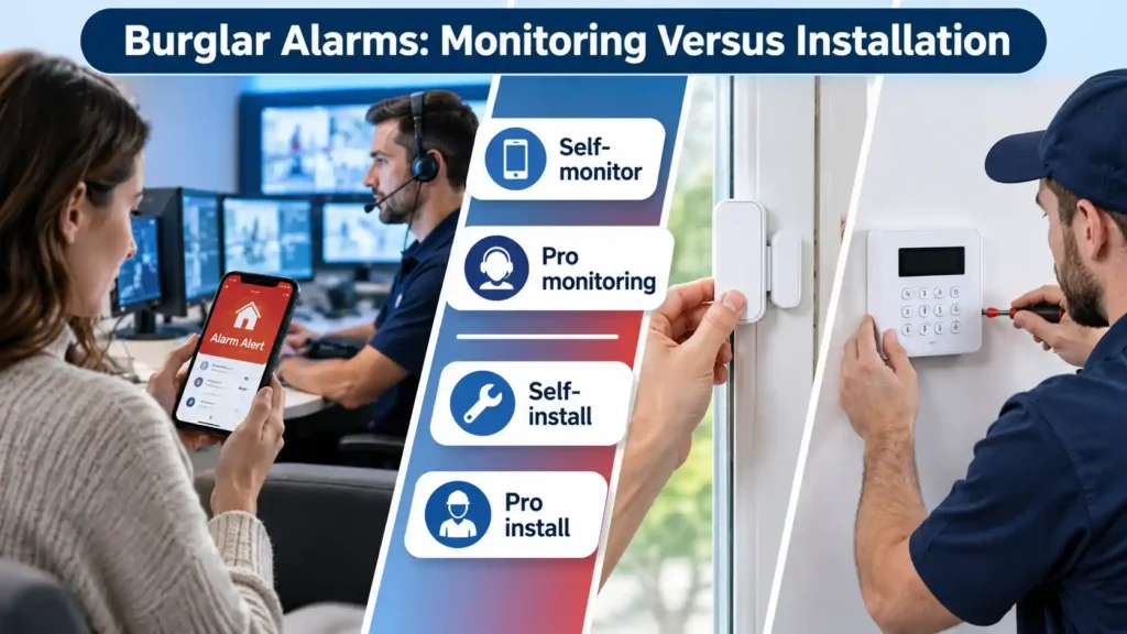 What Burglar Alarm System Should I Buy? A DIY vs Professional Monitoring Buying Guide