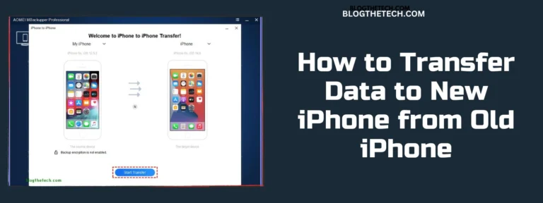 How to Transfer Data to New iPhone from Old iPhone