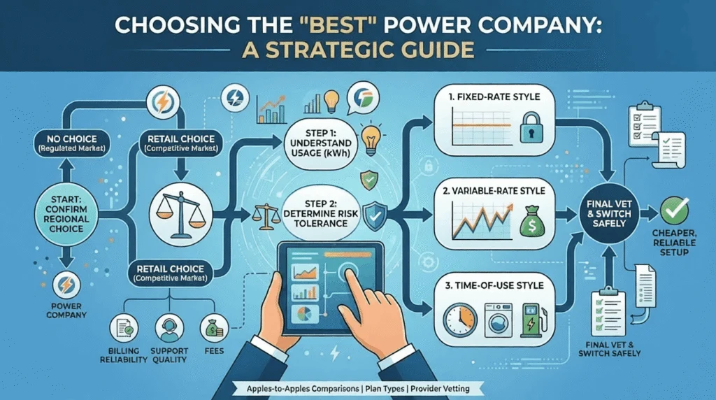 How to Choose the Best Electricity Provider (or Plan) for Your Home or Small Business