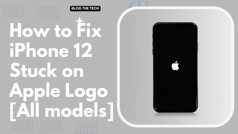 How to Fix iPhone 12 Stuck on Apple Logo [All models]