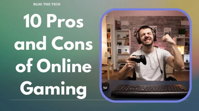 Pros and Cons of Online Gaming