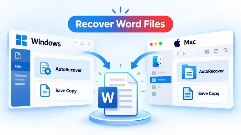 How to Recover an Unsaved Word Document on Windows and Mac