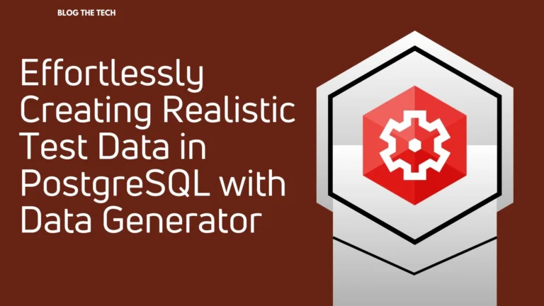 Effortlessly Creating Realistic Test Data in PostgreSQL with Data Generator