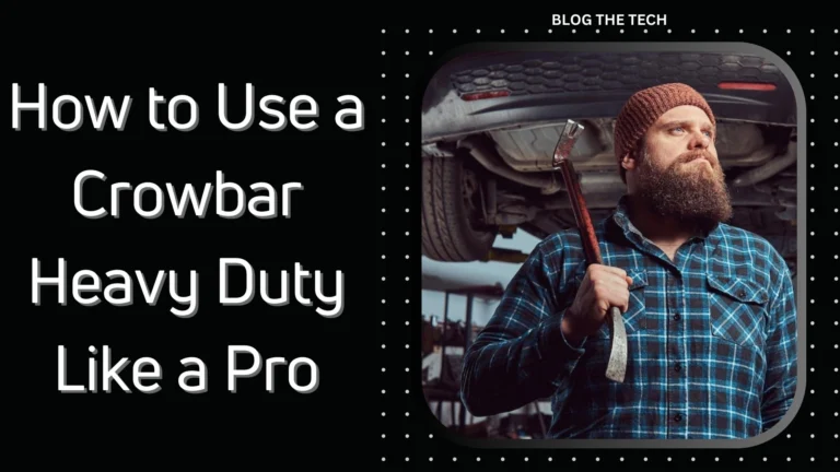 How to Use a Crowbar Heavy Duty Like a Pro