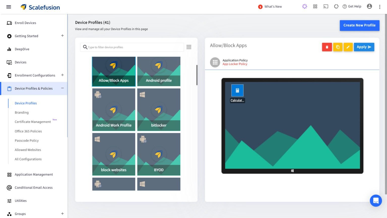 turn-on-guided-access-on-android:scalefusion-device-profile