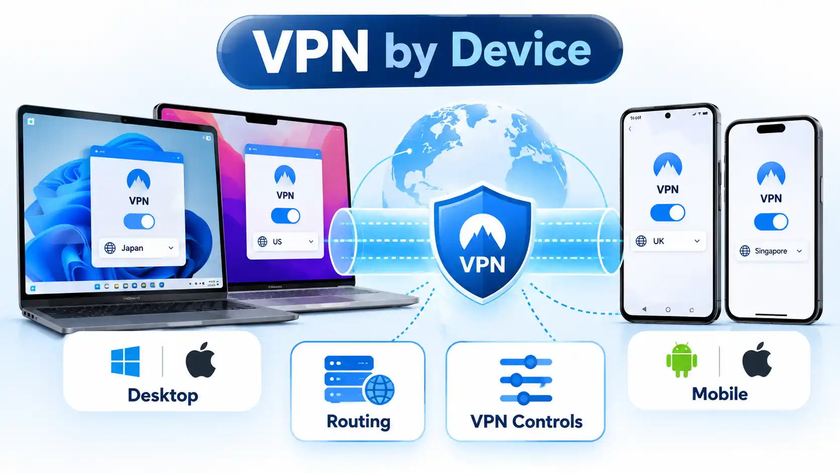 Desktop vs Mobile VPN: What Changes on Windows, Mac, Android and iPhone?