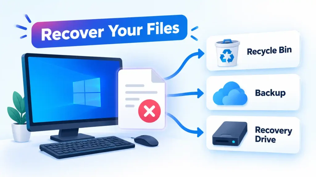 How to Recover Deleted Files on a Windows PC Safely