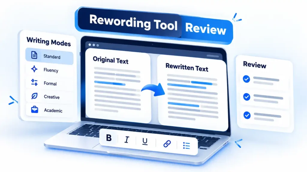 Rewording Tool Review: Features, Pricing, Limitations, and Alternatives