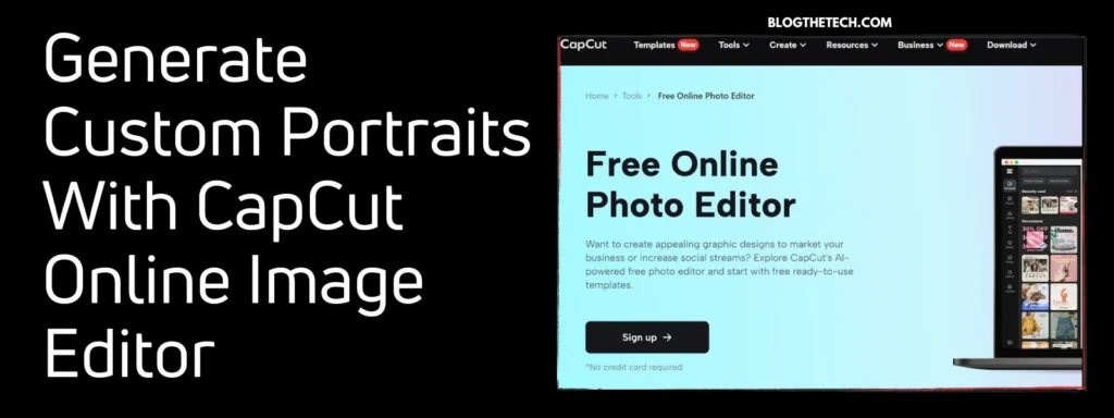 Generate Custom Portraits With CapCut Online Image Editor