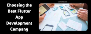Choosing the Best Flutter App Development Company