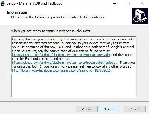 Information on Minimal ADB and Fastboot 2