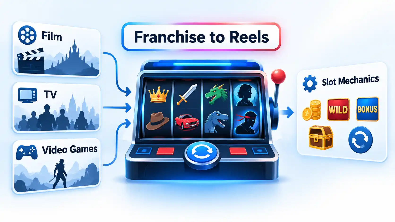 Franchise-Inspired Slot Games: 5 Examples and How They Adapt Famous Worlds