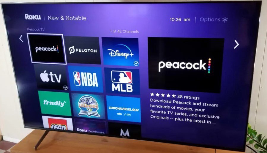 Peacock on Roku