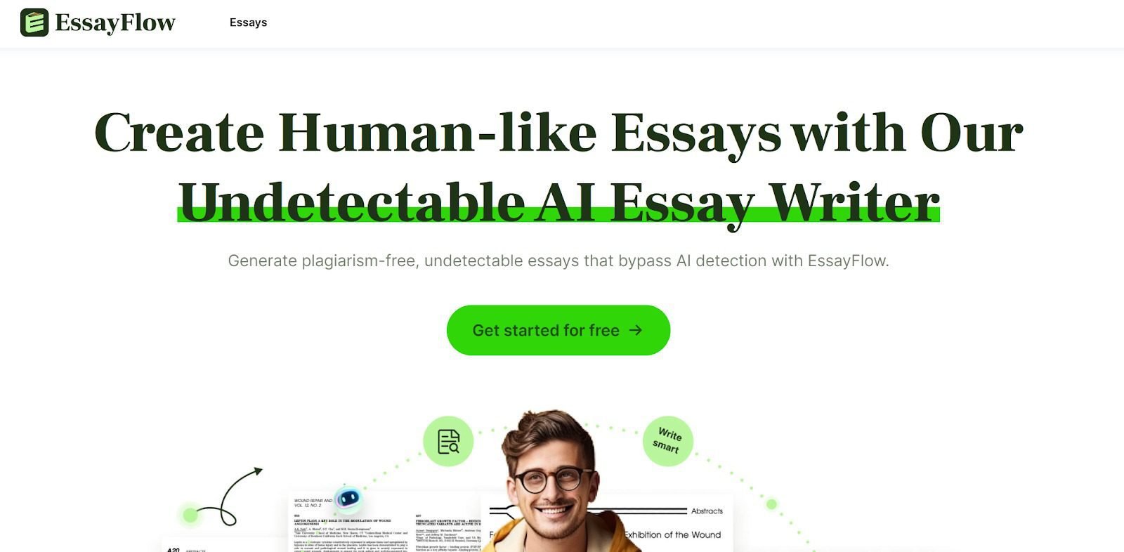 EssayFlow Homepage