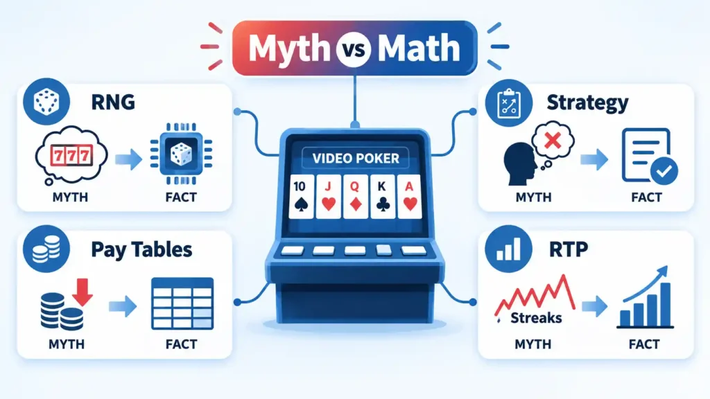 Top 11 Myths About Video Poker, Explained