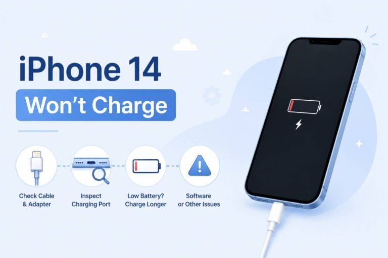 iPhone 14 Won’t Charge? 6 Fixes That Actually Work