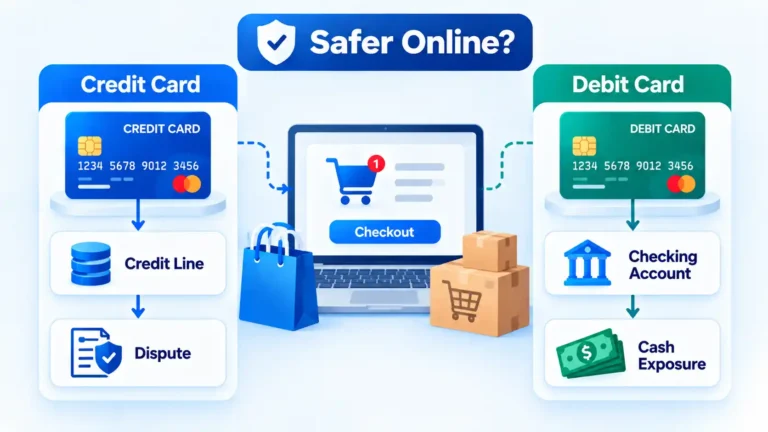 Credit Card vs Debit Card for Online Shopping: Which Is Safer?