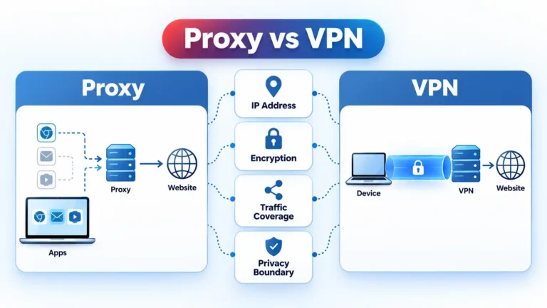 Proxy vs VPN: Which Changes Your IP, Encrypts Traffic and Protects More?